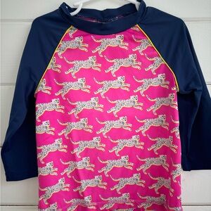 Mini Boden Girls Swimsuit - 2 piece rash guard